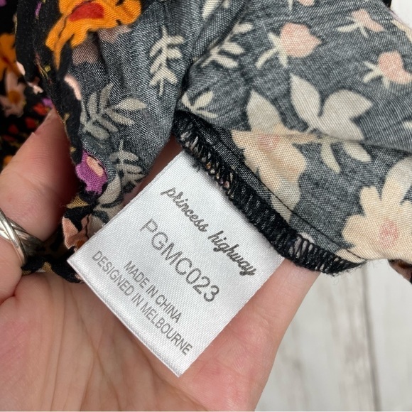 ModCloth x Princess Highway floral boho 70s shirt - Picture 4 of 6